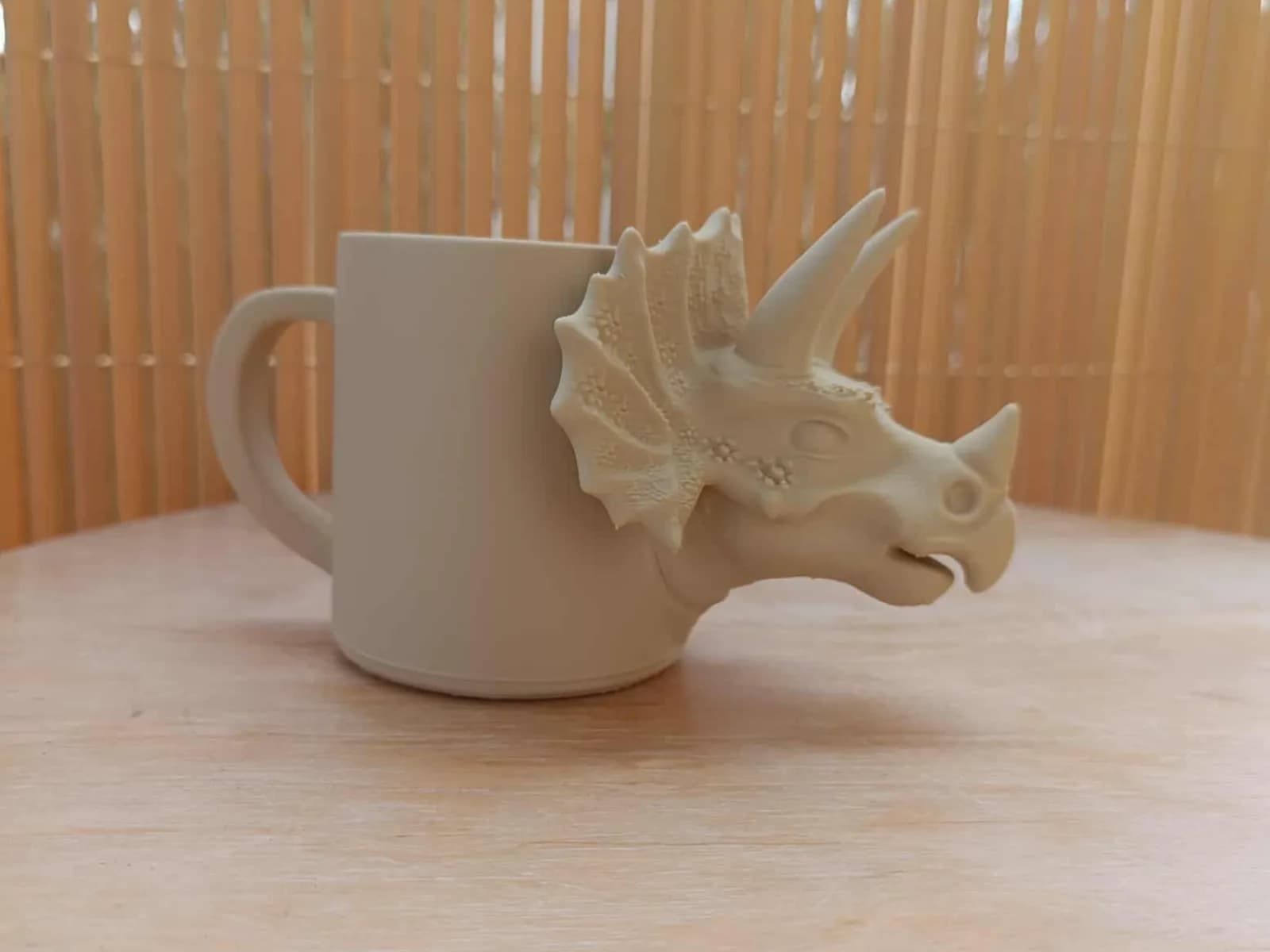 Caneca Decorativa Triceratops Impressão 3D