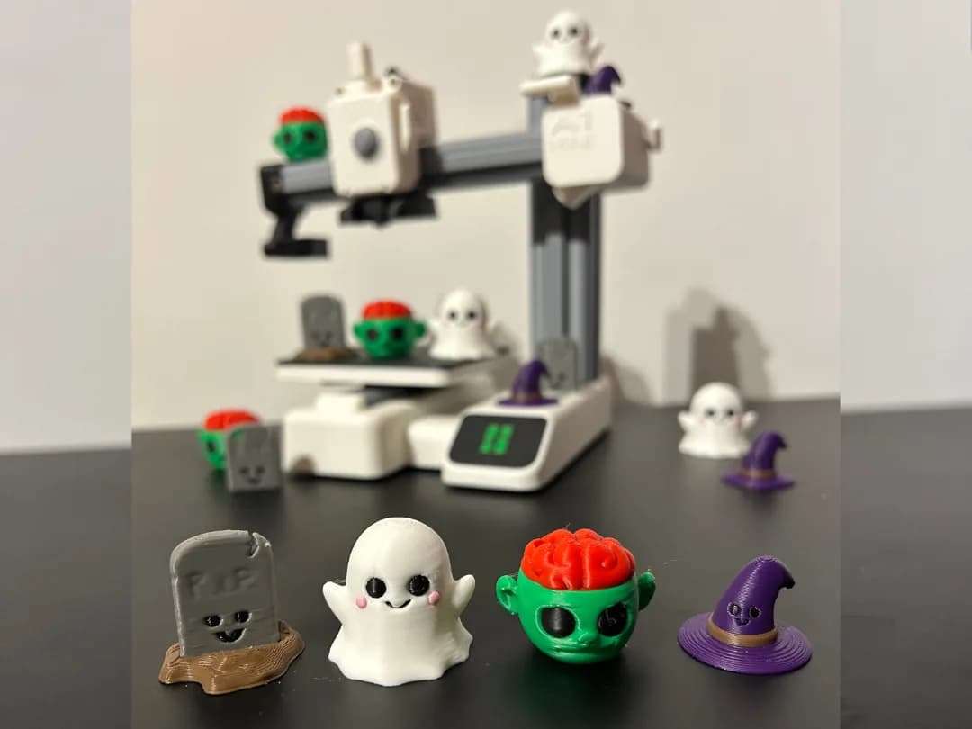 Miniatura Criatura de Halloween 2,5 cm Impressão 3D