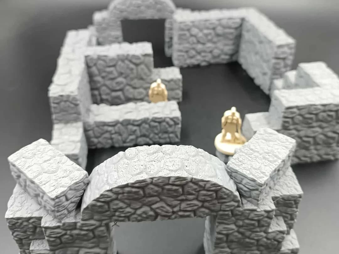 Kit Masmorra Modular Diorama para RPG Impressão 3D