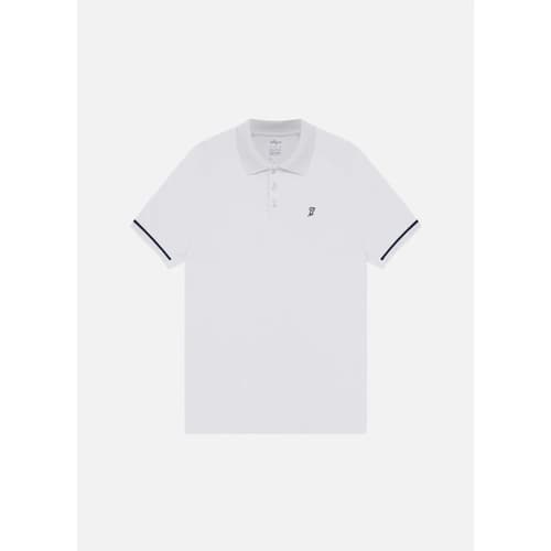 Camiseta Polo All Court Masculina Slyce Branca