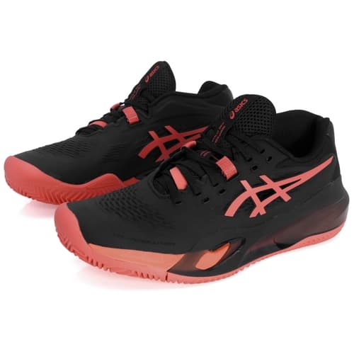 Tênis Asics Gel Resolution X Clay - Saibro - Preto e Coral