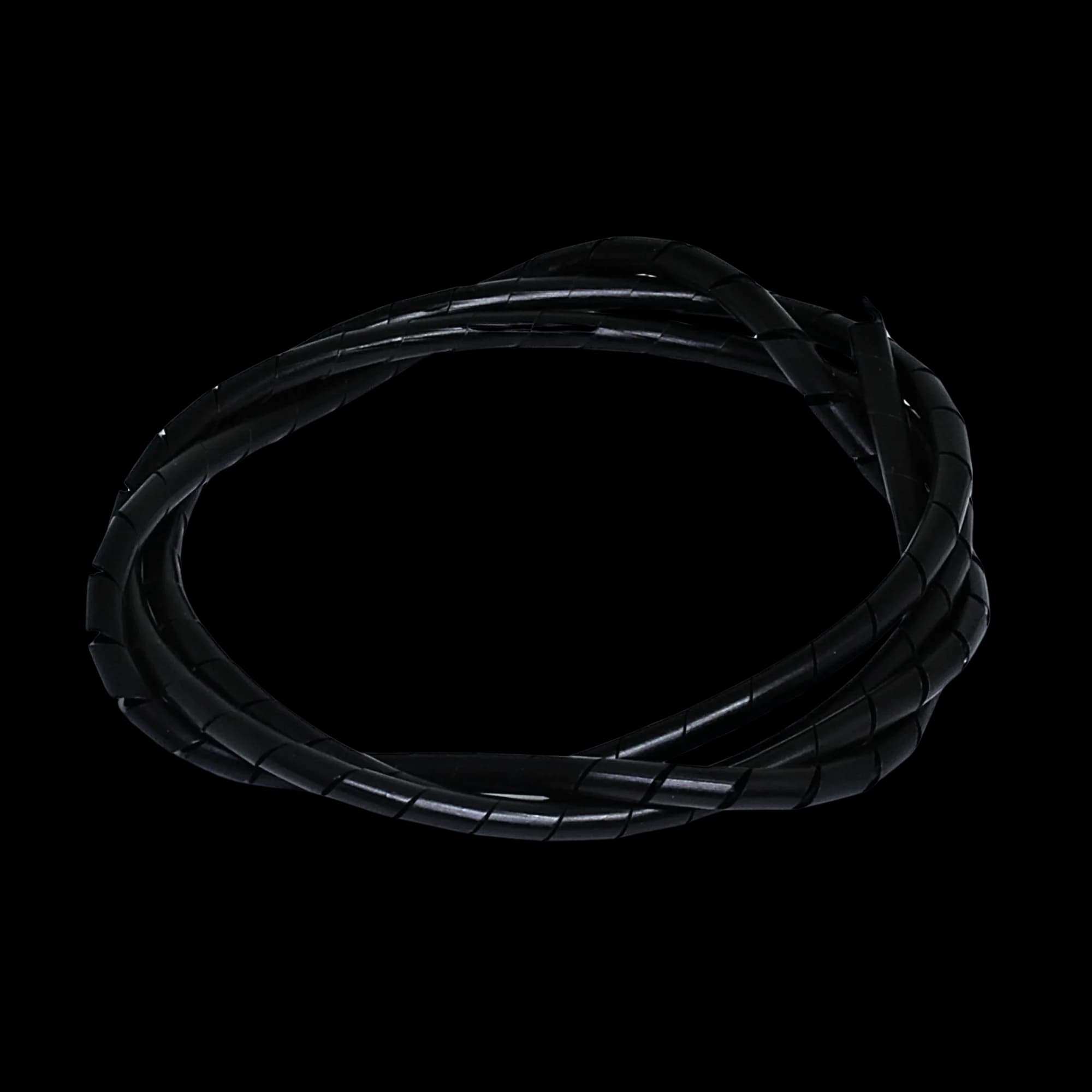 Tubo Espiral 1/8 Pol. Preto (Mt.)