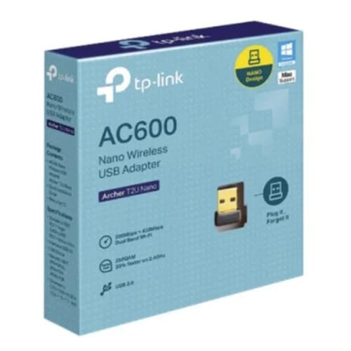 ADAPTADOR USB WIRELESS AC600 DUAL BAND 5G TPLINK
