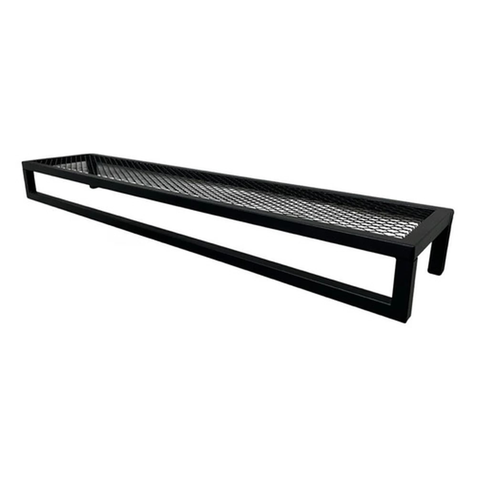 Prateleira Tela Estilo Industrial 60cm com Cabideiro