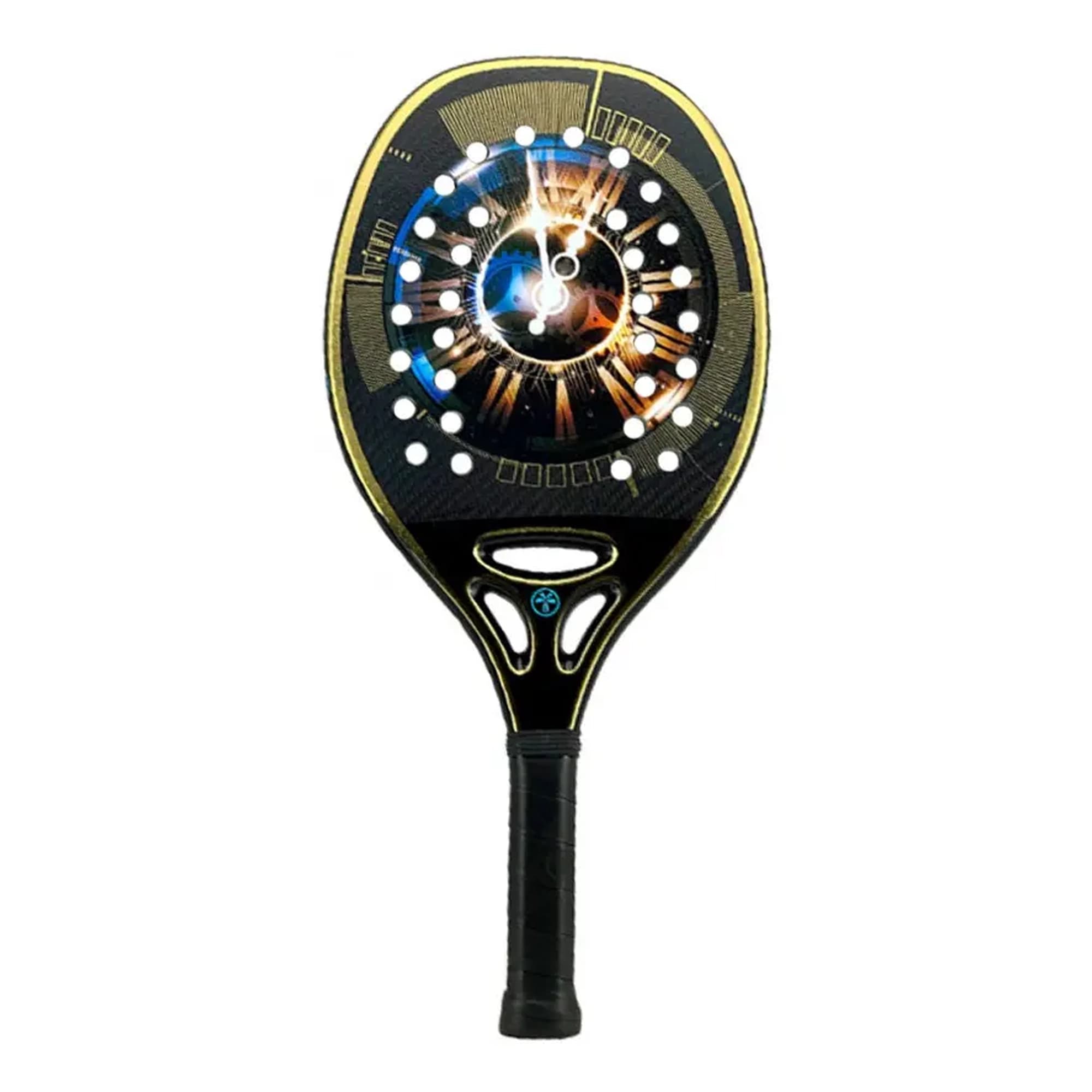 Raquete de Beach Tennis Turquoise Revolution Time Blue – Carbono 3K