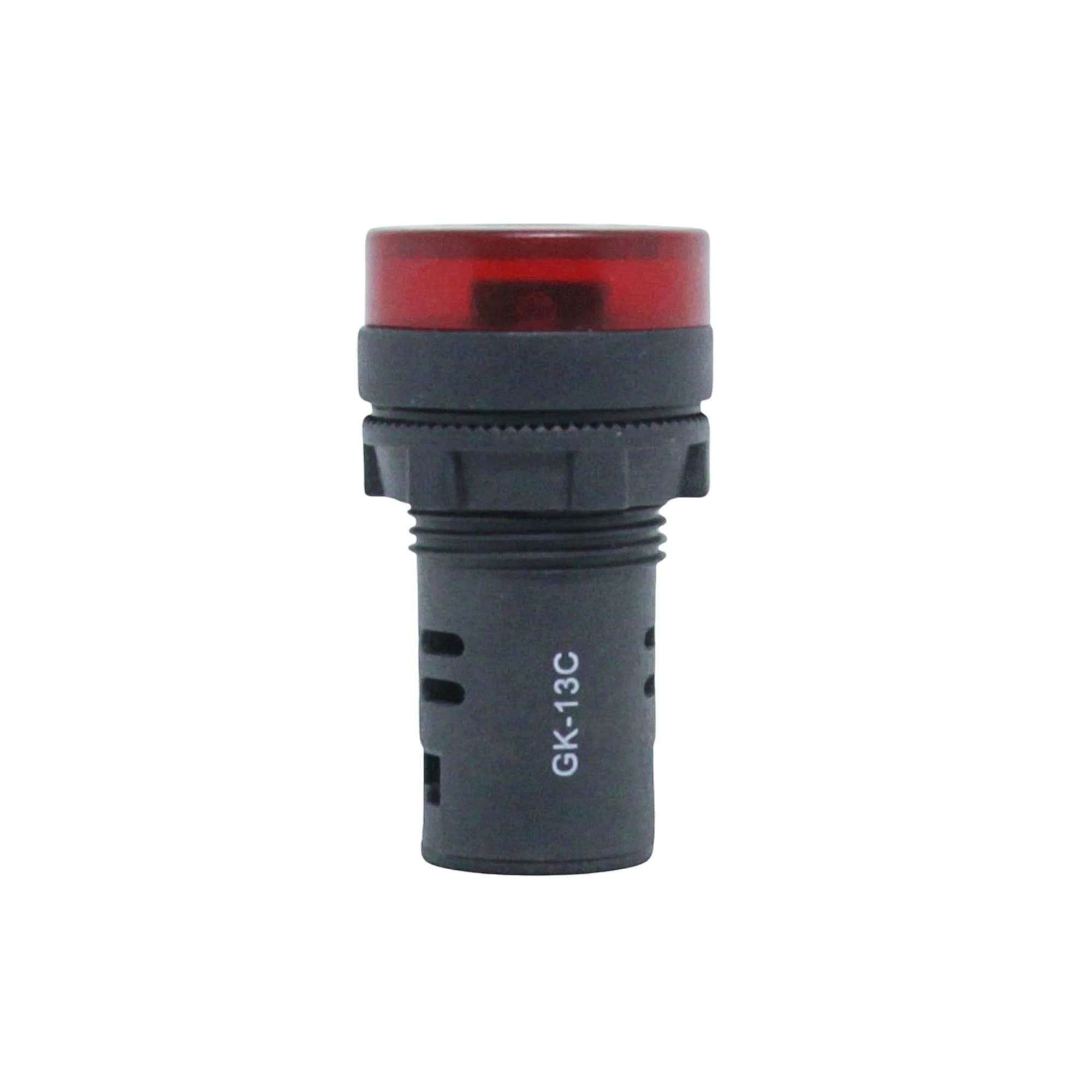 Sinaleiro Sonoro 22mm Led Vermelho AD16-22D/R