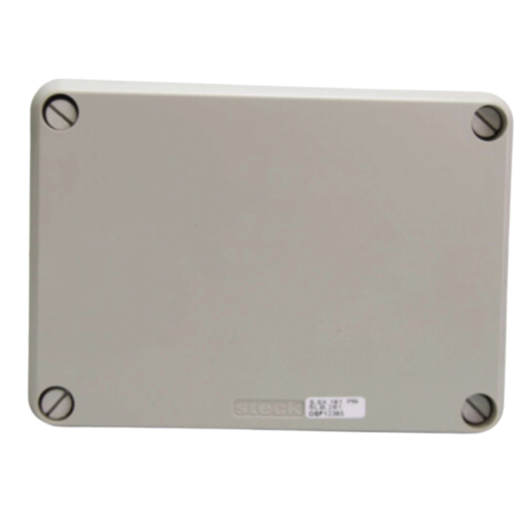 Caixa plástica tampa opaca 154x110x70 SSX-161 Steck