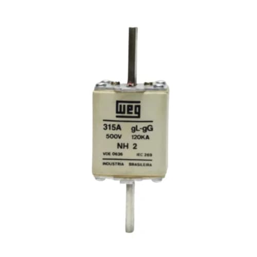 Fusível tipo NH, retardado, tamanho 2, FNH2-315 315AMP. WEG