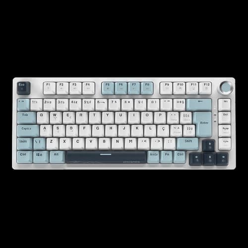 TECLADO GAMER MECANICO PCYES ARKEUM SUMMIT EDITION 75% - SWITCH BLUE - AKSM75BBR