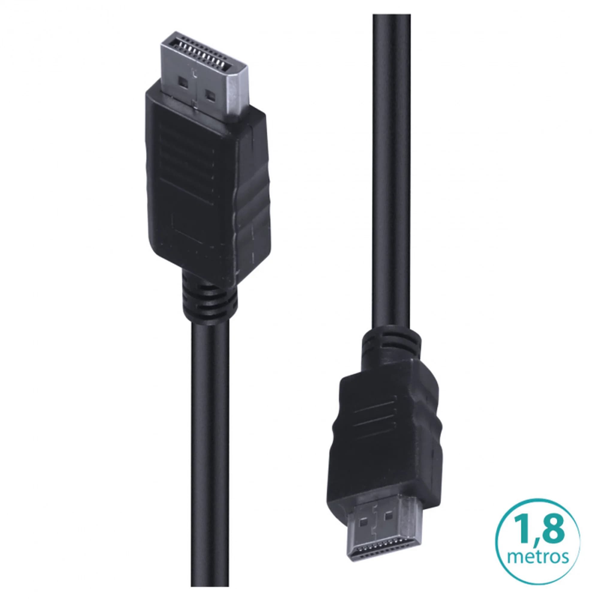 CABO DISPLAYPORT PARA HDMI 1.4V 1.8METROS HDP18