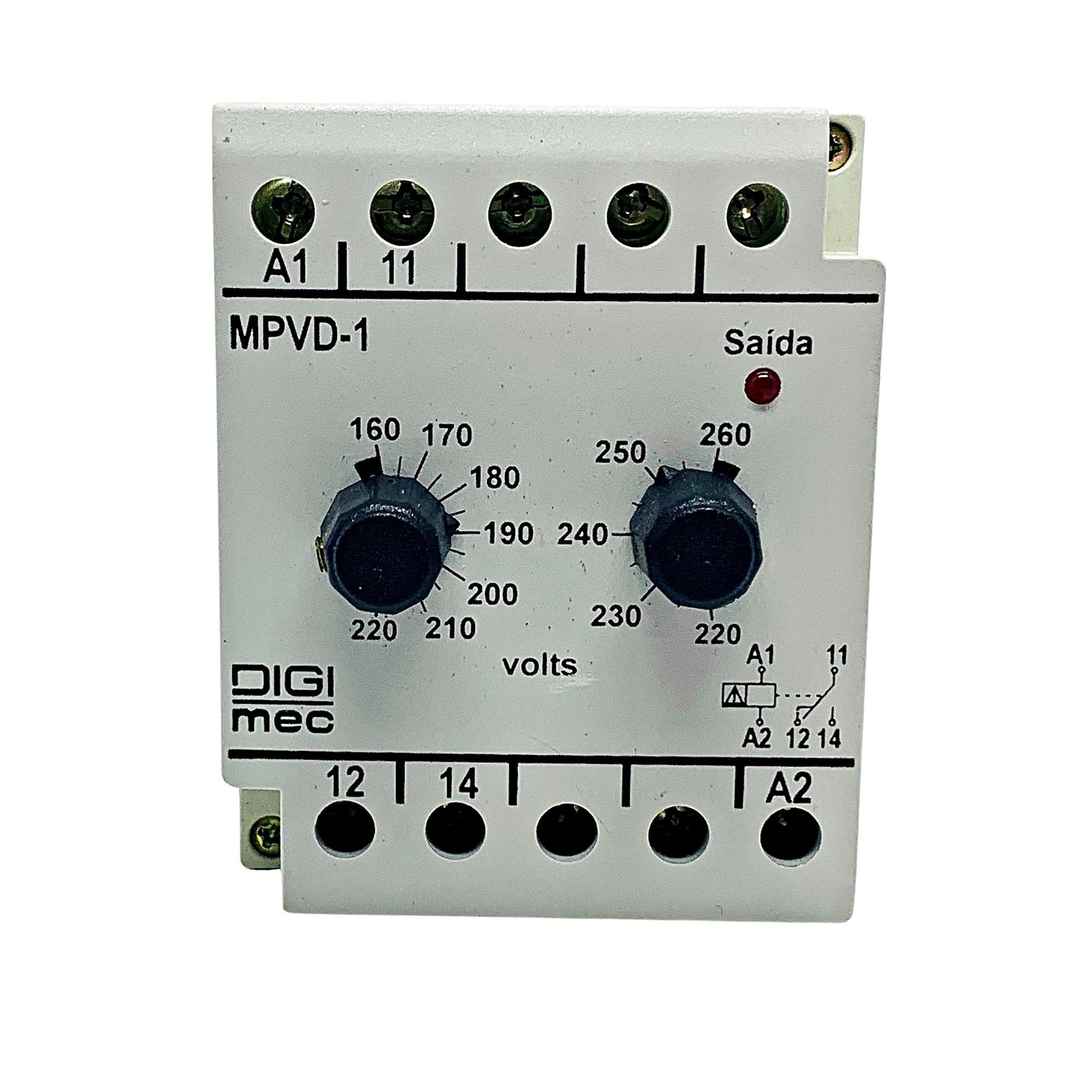 Rele de Voltagem Monofásico MPVD-1 Digimec