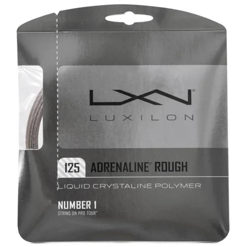 Corda Luxilon Adrenaline 16L 1.25mm Rough Cinza - Set Individual
