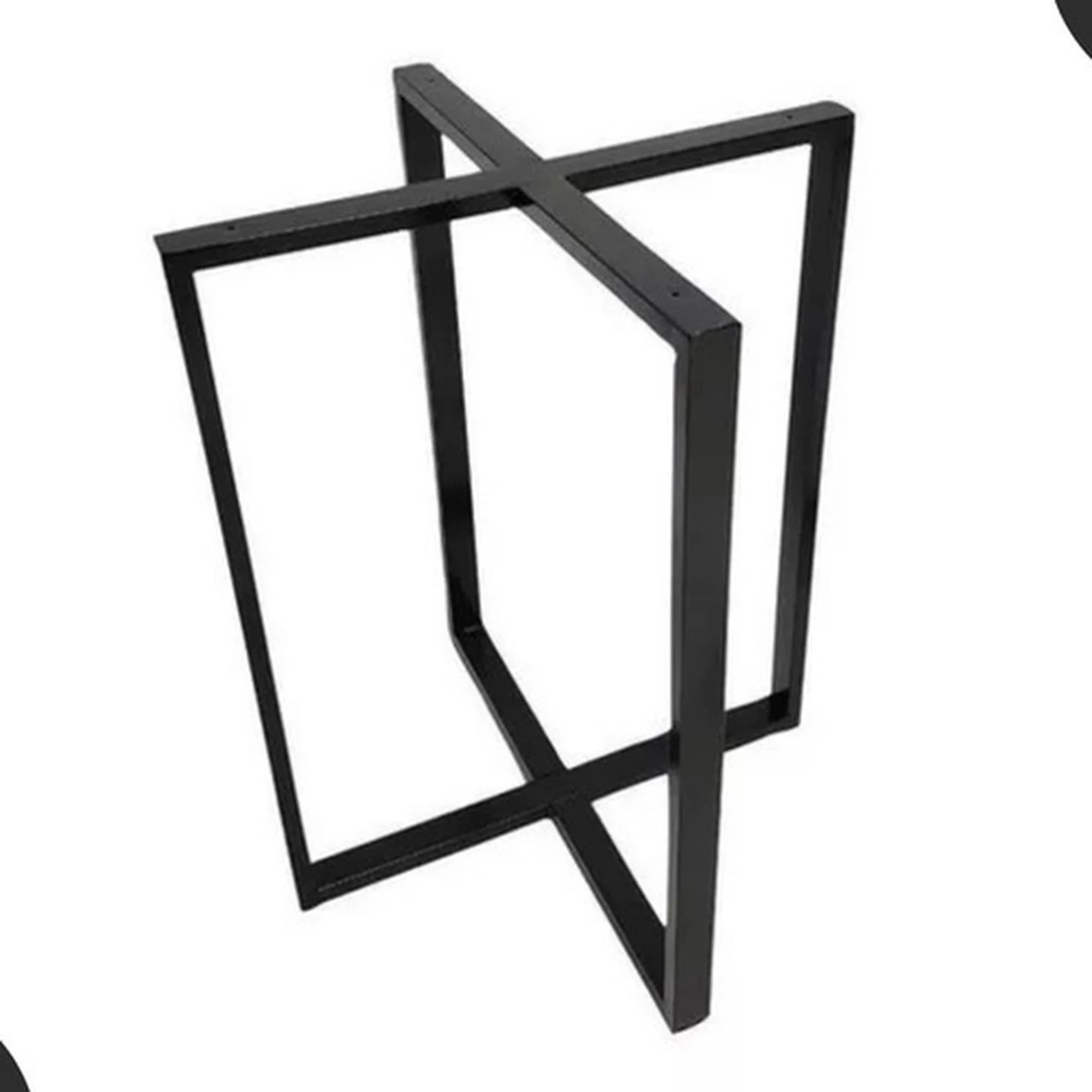Pé Base de Mesa Modelo X Torre Super Resistente 75x60cm