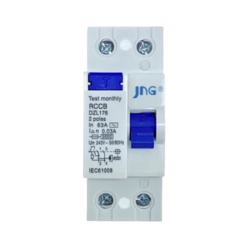 Interruptor Diferencial Bipolar 63A DZL176 2P 63A JNG