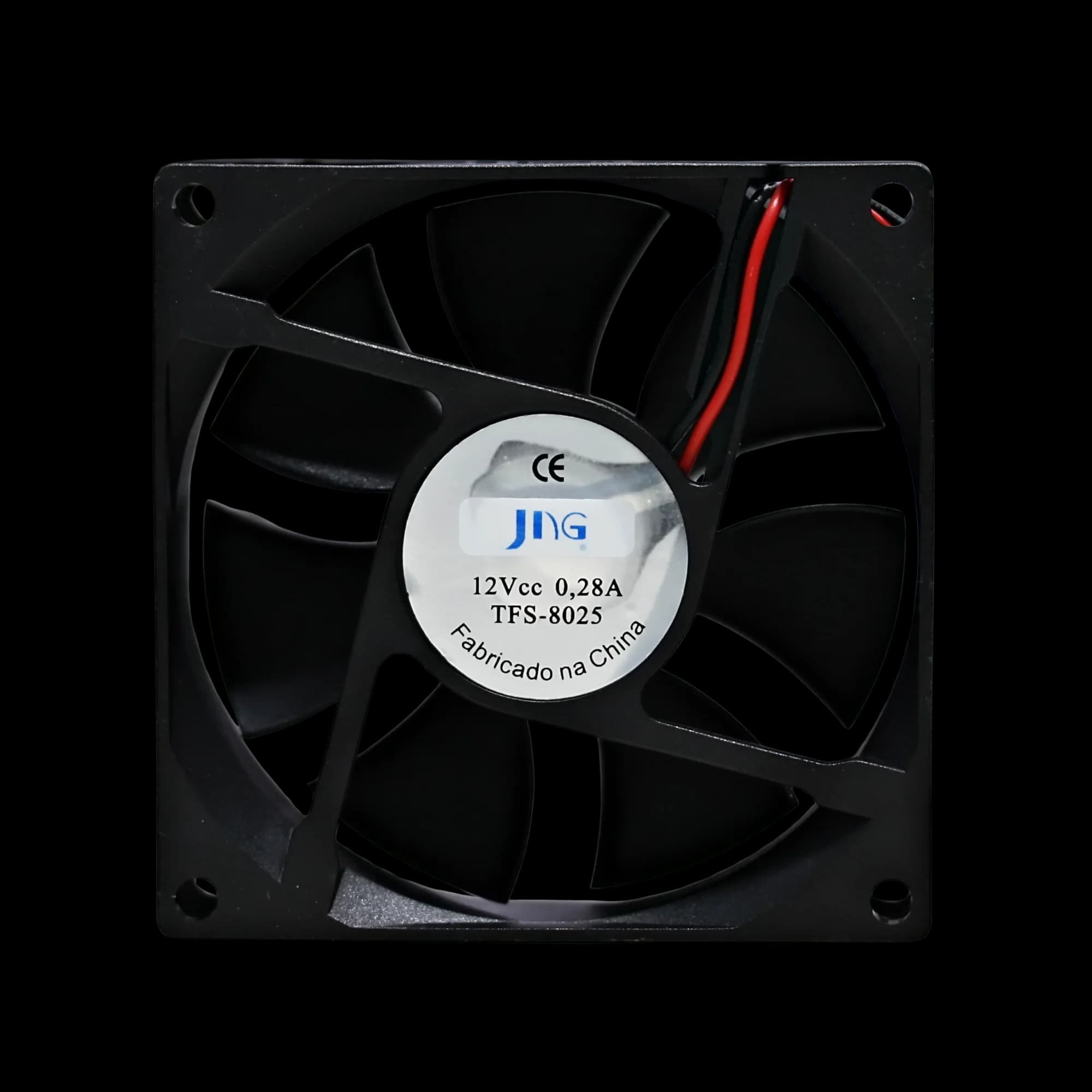 Microventilador 80x80mm 12Vcc