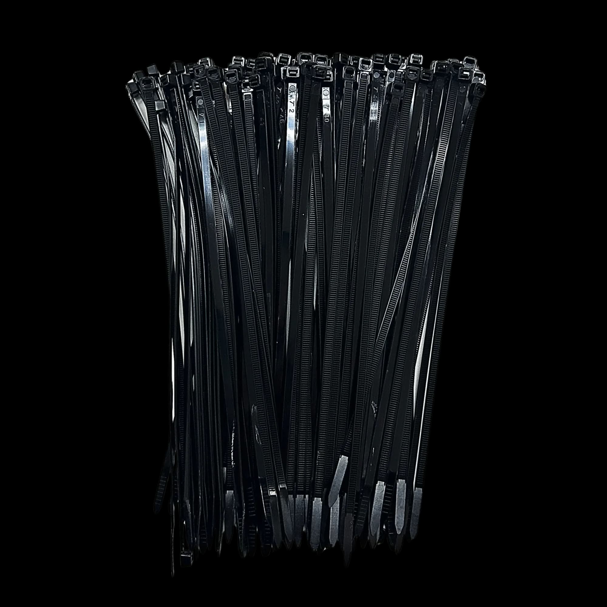 Abraçadeira em Nylon 250x4,8mm Preta Ref. 13602 T80M Embalagem c/100 pçs.
