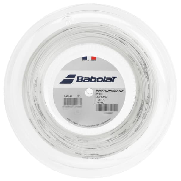 Passada de Corda Babolat RPM Hurricane 17L 1.25mm - Branca