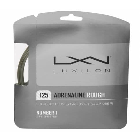 Passada de Corda Luxilon Adrenaline Rough 16L 1.25mm - Prata