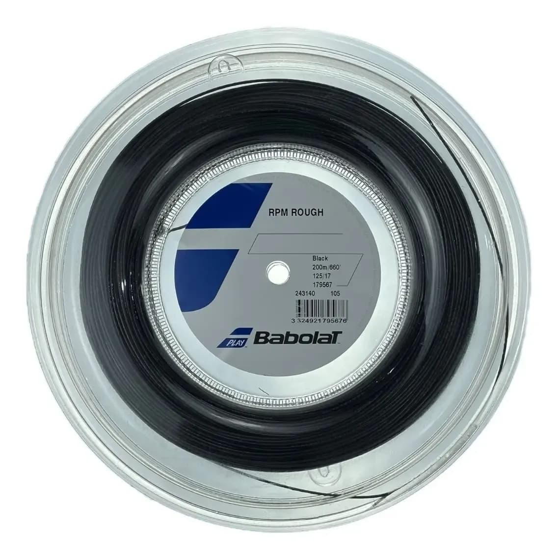 Passada de Corda Babolat RPM Rough 17L 1.25mm - Preta