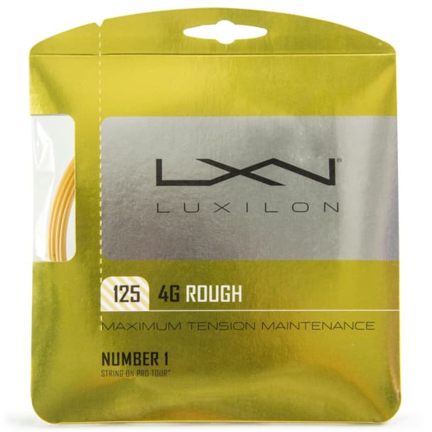 Passada de Corda Luxilon 4G 1.25mm Rough - Amarela