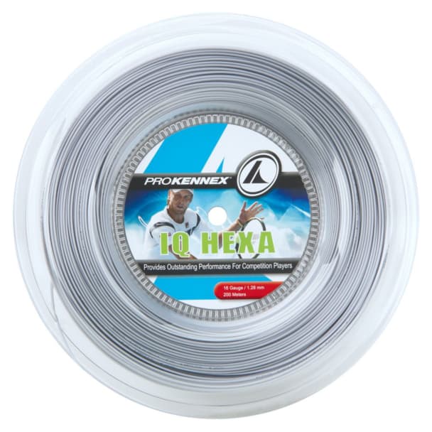 Passada de Corda Prokennex IQ Hexa 16L 1.28mm - Prata